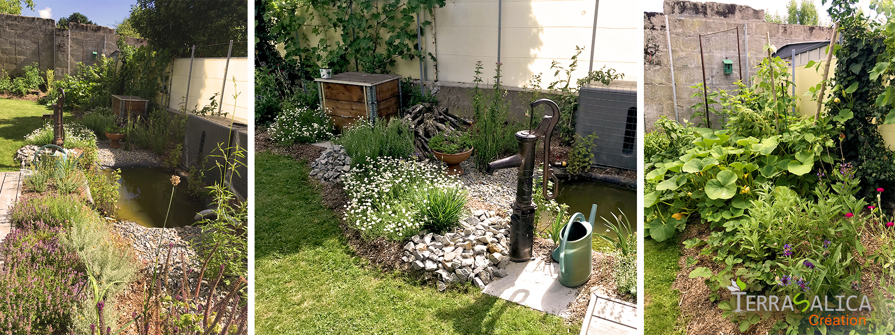 Création d'un petit jardin de ville à Bouguenais